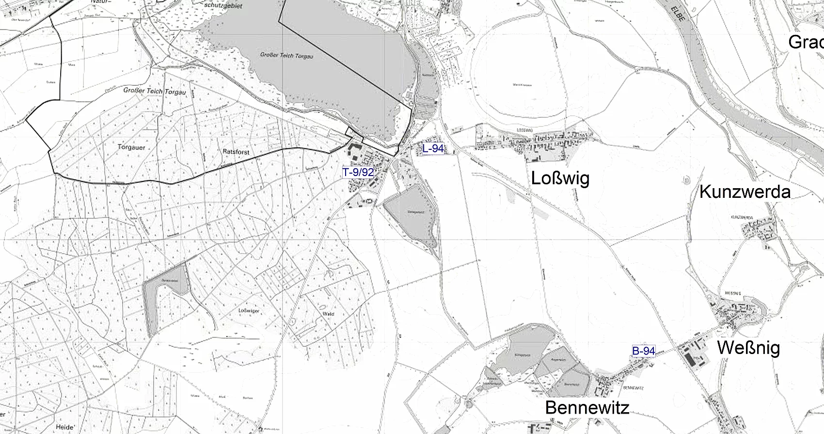 Übersichtsplan Bebauungspläne